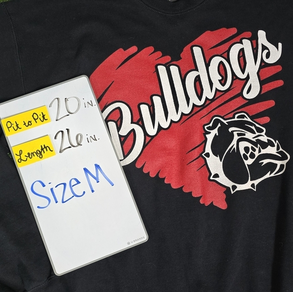 GILDAN | GEORGIA BULLDOGS MASCOT TEAM SPIRIT CASUAL CREW NECK SWEATSHIRT - Picture 13 of 13